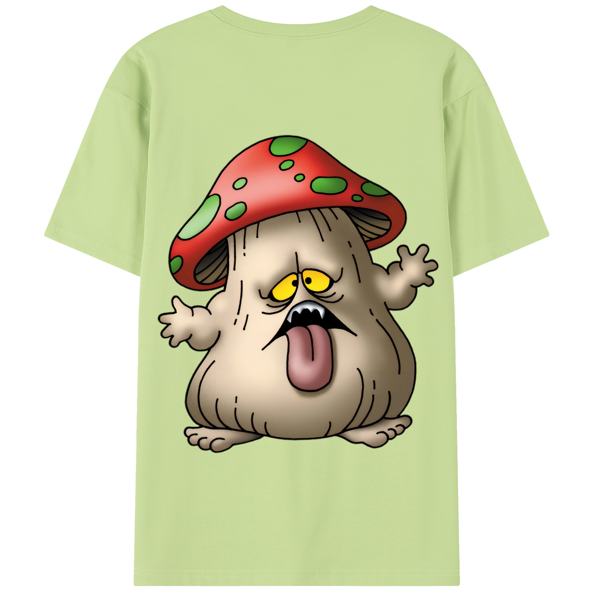 （画像用） ドラゴンクエスト Doragon Kuesuto Dragon Quest 綿100％半袖Tシャツ（背面プリント）